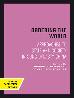 cover image of Ordering the World